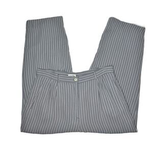 Vintage Neiman Marcus Cropped Ankle Pinstripe Trouser Pants Womens sz 18